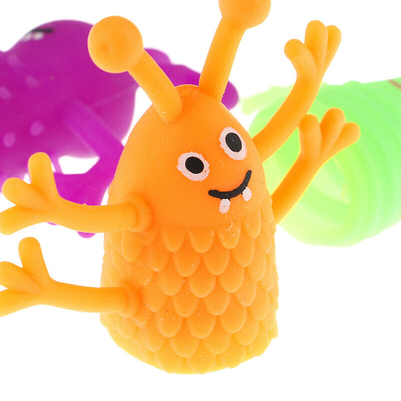 4Pcs/Set Expression Hand Puppet Children Finger Puppet Parent Storytellin.l8