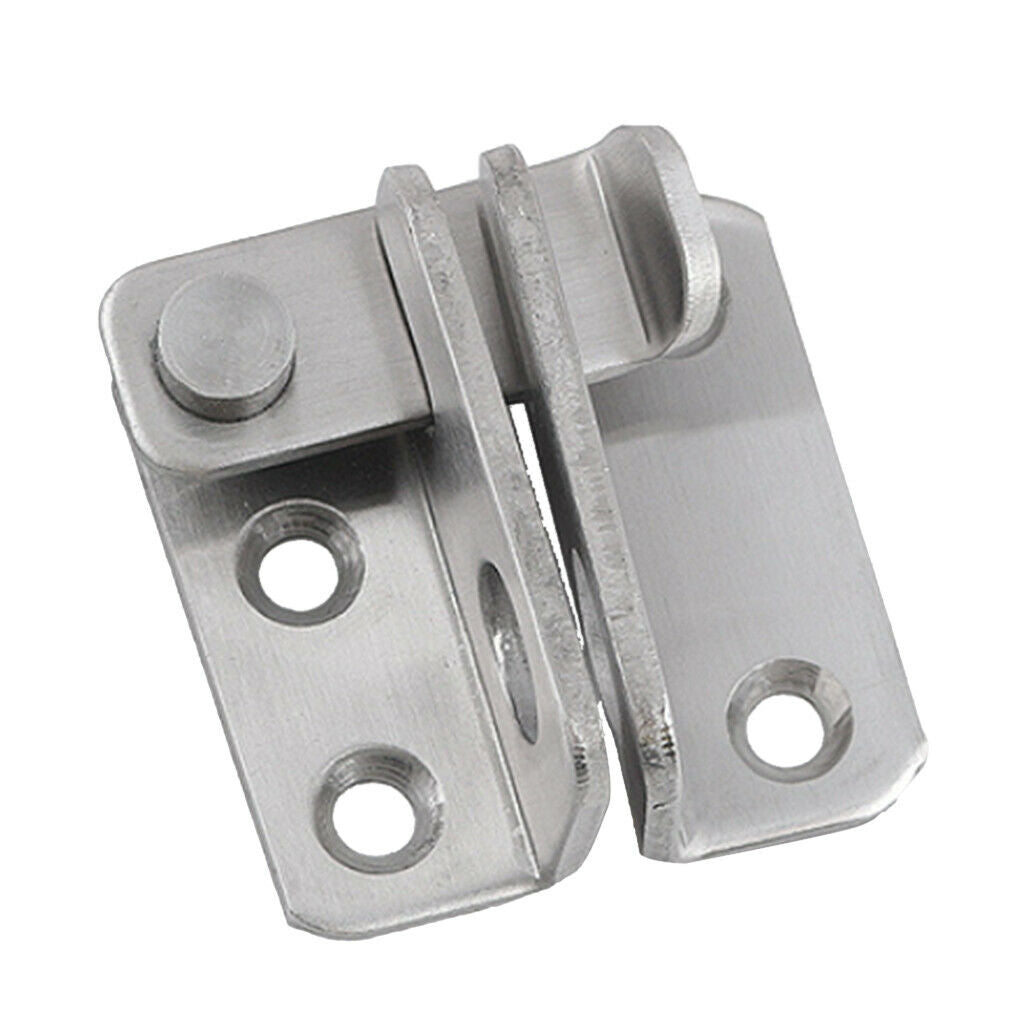 1x Stainless Steel Hasp Latch Lock Sliding Door for Window Gate Cabinet Buckle A