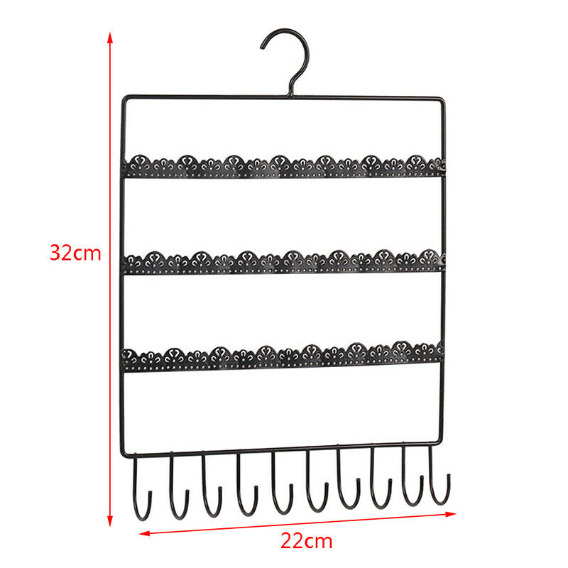 Wall Earring Jewelry Organizer Hanging Holder Necklace Display Stand Rack R  TL