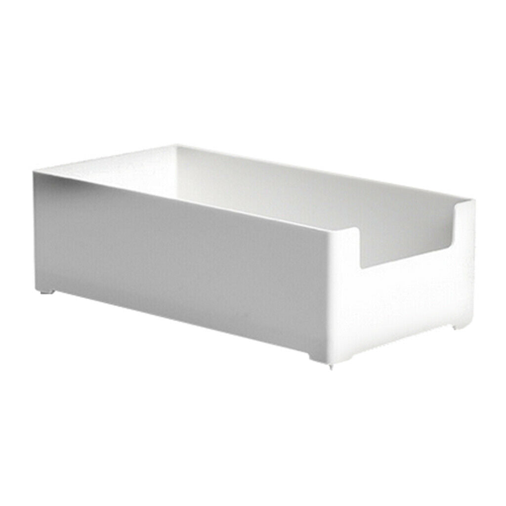 Set of 3 Plastic Desk Drawer Storage Tray White for Jewelries Eco-friendly