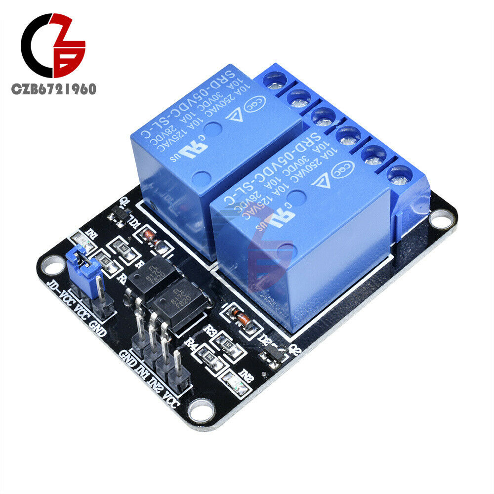 5V 2 Two Channel Relay Module With optocoupler for Arduino PIC ARM DSP AVR