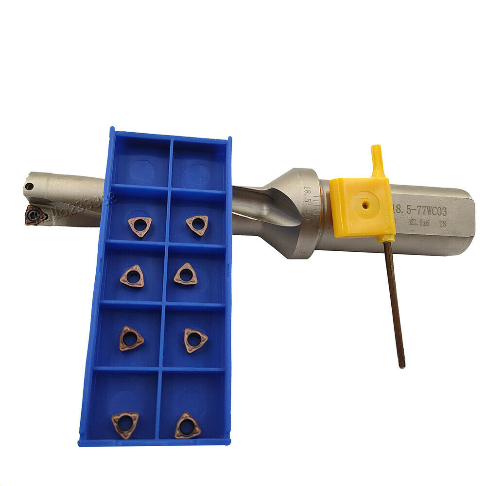WPD-185-4D-C25 18.5mm U drill indexable drill + WCMX030208FN ACZ330 CNC insert