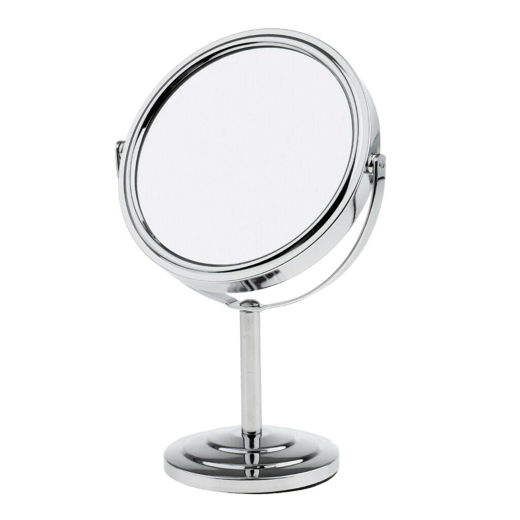 Double-Sided Makeup Cosmetic Mirror Normal&Magnifying Tabletop Stand Mirrors