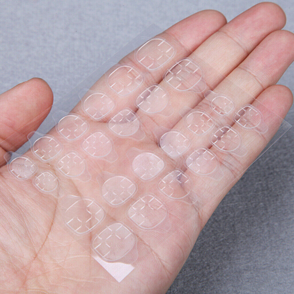240 Piece Adhesive Nail Tabs False Nail Tips Manicure Double Sided Tapes