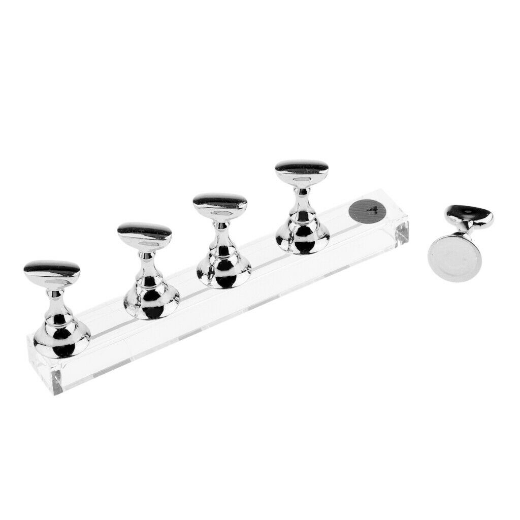 Top False Tips Display Stand Training Practice Holder Nail Art Accessories