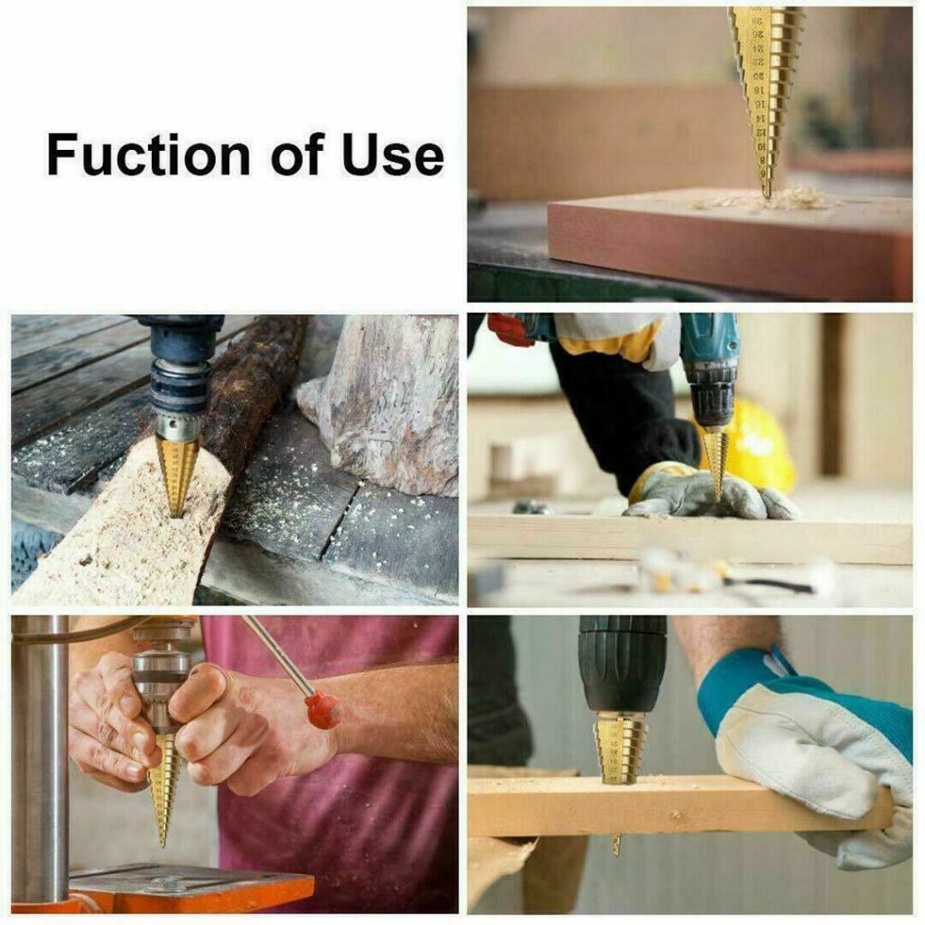 Step Drill Bits Cone Cutt Toos