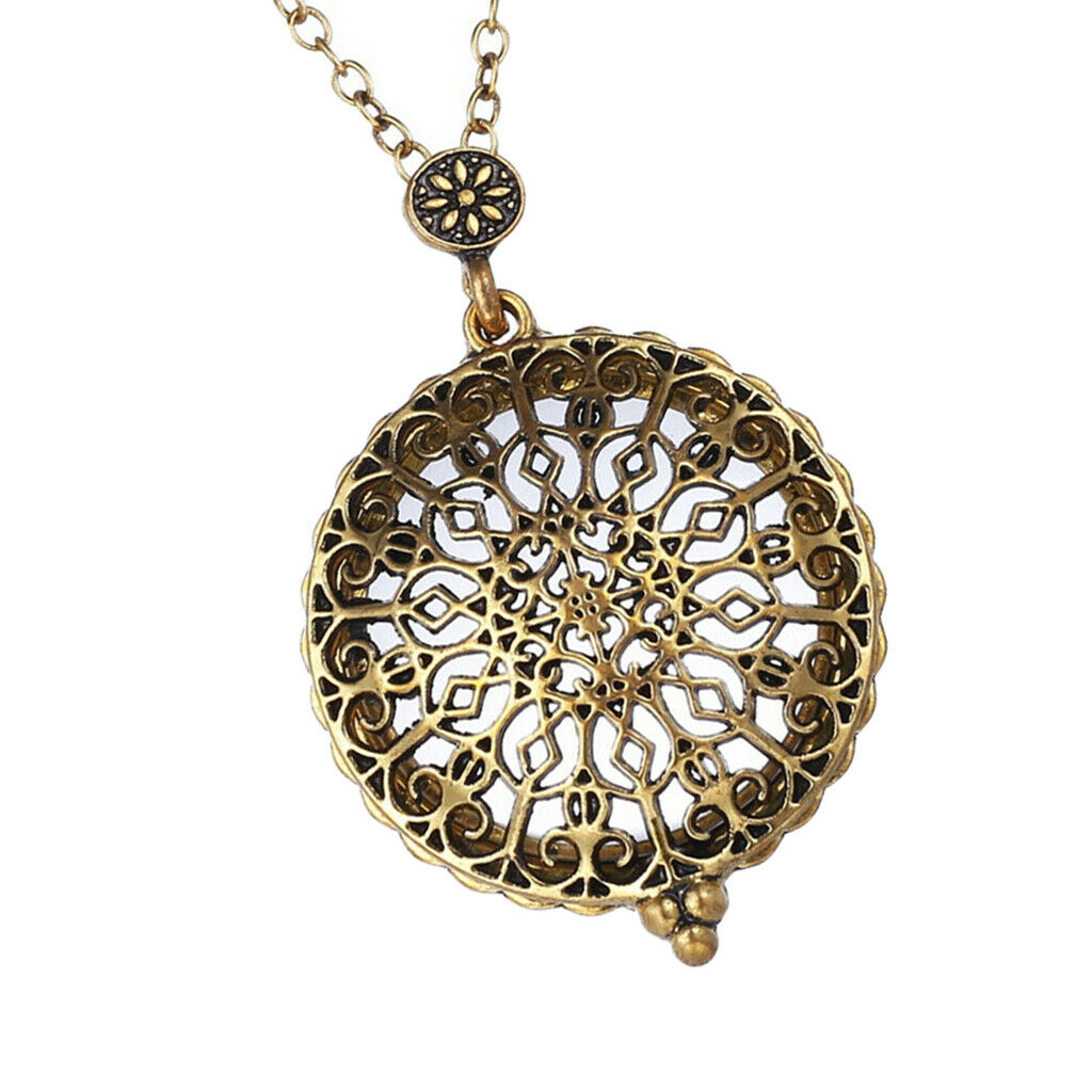 Magnifying Glass Pendant Necklace Unisex Adjustable Choker Jewelry Gift