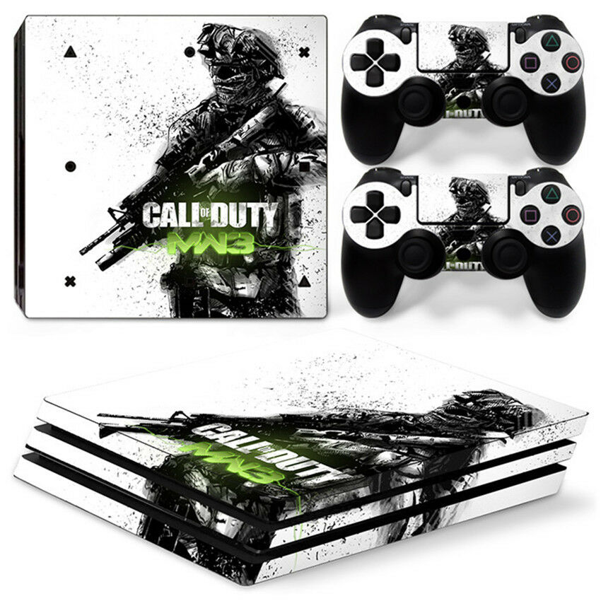 Call of Duty skin For  playstation PS4 PRO Console Stickers & 2 Controllers Skin