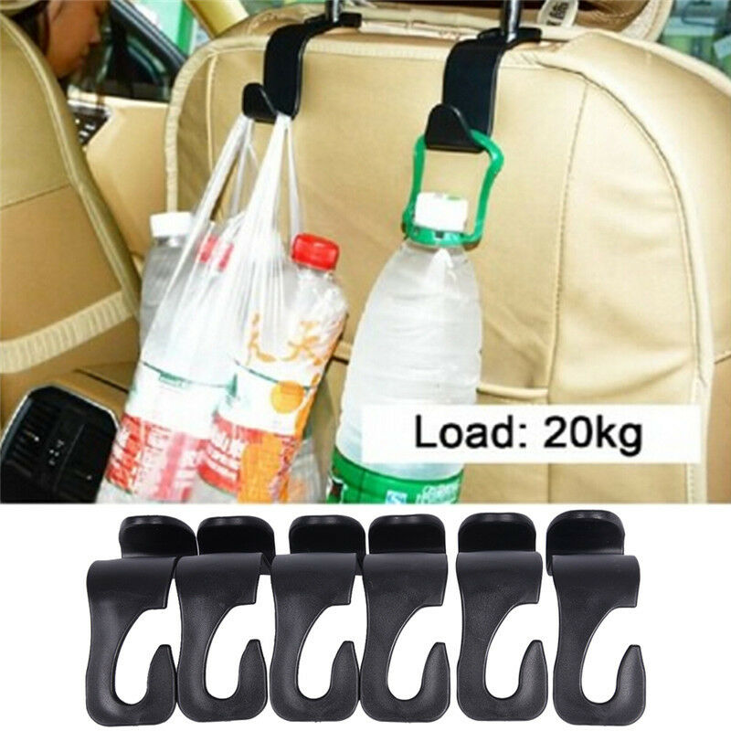 2x Universal Car Back Seat Headrest Hanger”Storage Hooks Groceries Bag HJ.l8