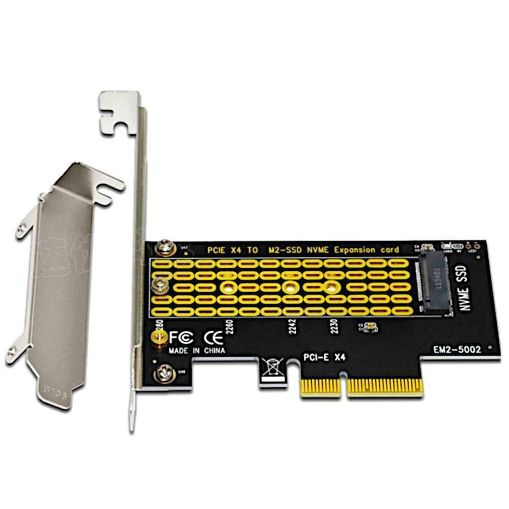 M.2 NGFF M-Key to Desktop PCIe x4 NVMe SSD Adapter Card 2242 2280 PCB Design!