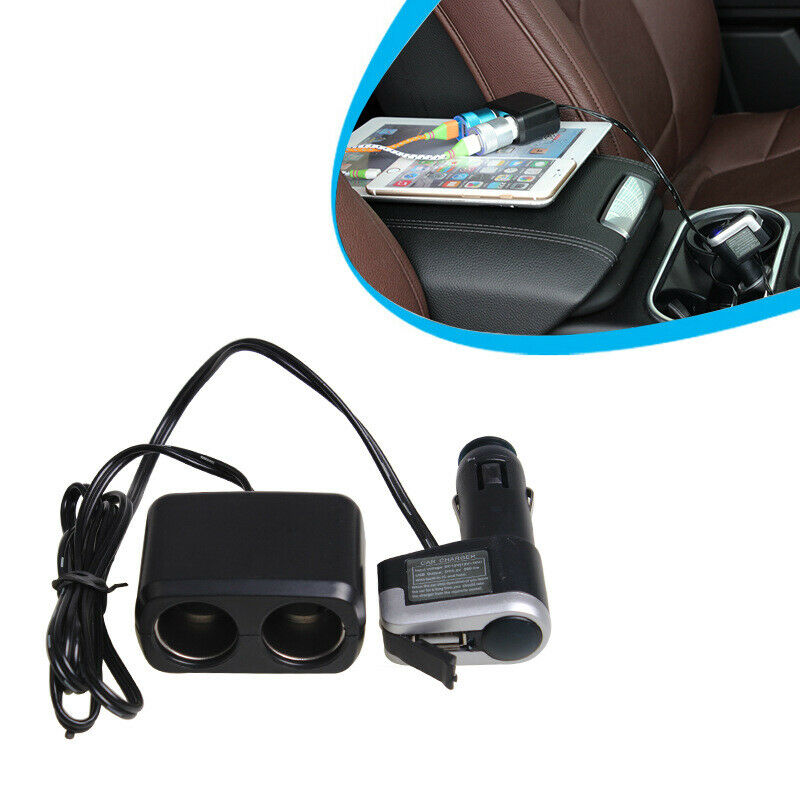 One Point two Car Cigarette Llighter with USB Power Supply Charging Distributor