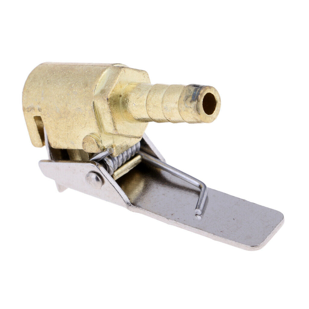 Bicycle Inflator Lock on Air Chuck Pump Valve Clip Connector Adapter