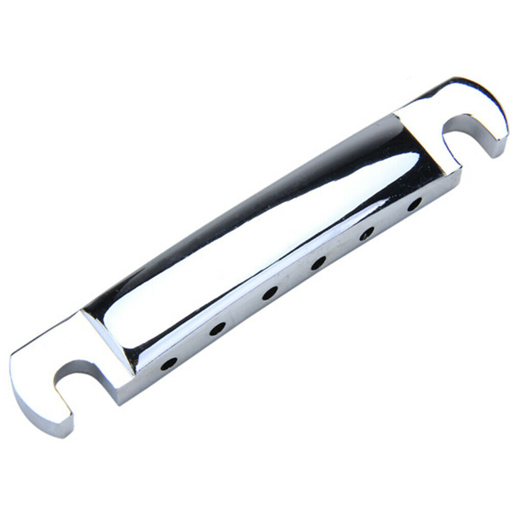 Chrome Bridge Tail Piece Stop Bar For LP Les Paul Guitar