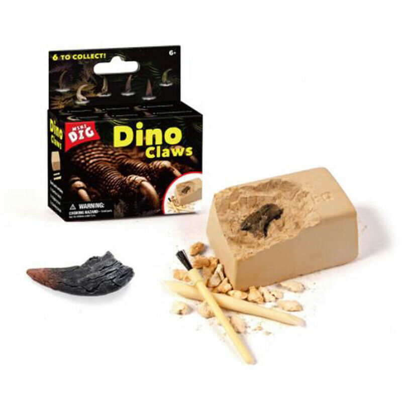 Random 1Pcs Dinosaur Paw Fossil Dig Kit Crafts Toys DIY Assembly Mo Fx
