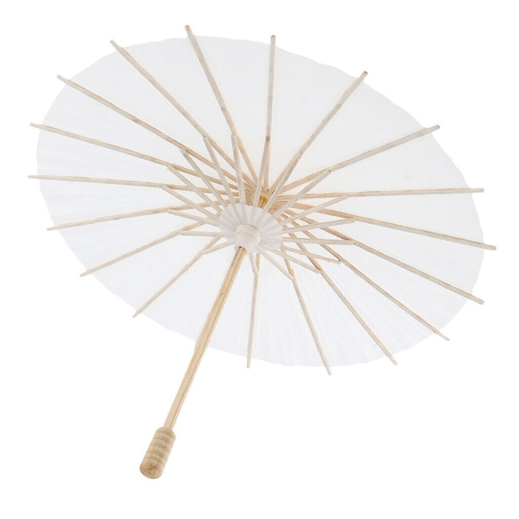 2Pcs Hand-painted Mini Umbrella Paper Parasol DIY Craft Umbrella Graffiti