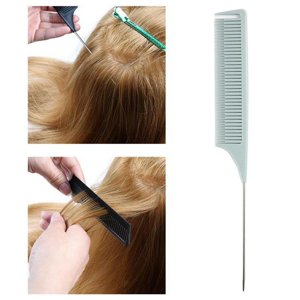 3x Pro ABS Sectioning Weave Highlighting Foiling Hair Combs Hair Coloring