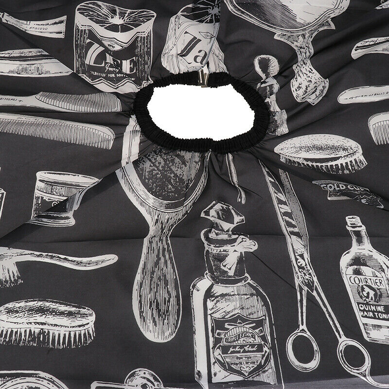 2021 Pattern Cutting Hair Waterproof Cloth Salon Hairdressing Apron Haircut c Rf