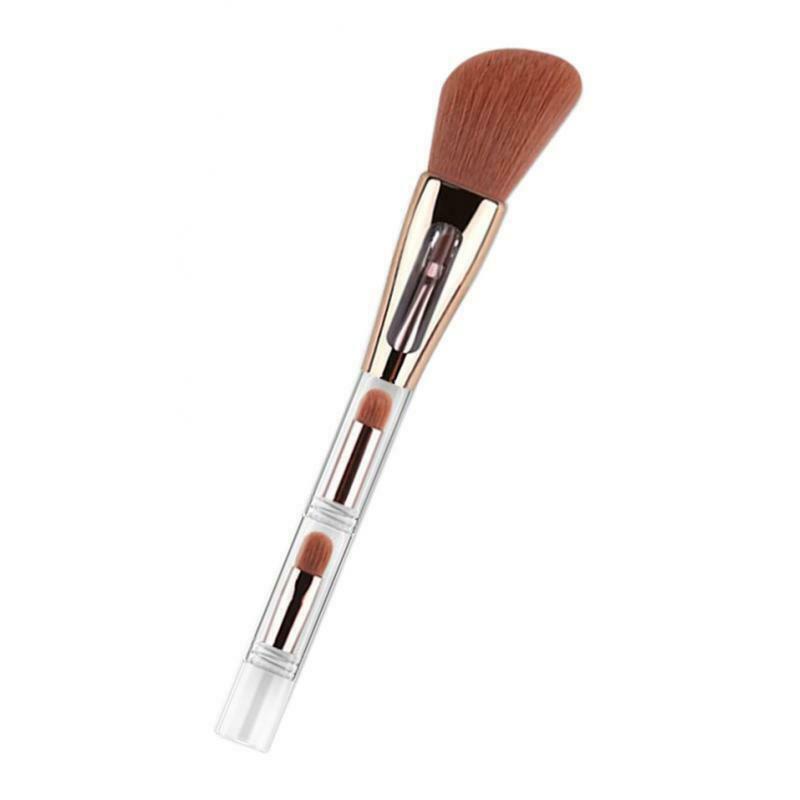 1pcs Professional 4 in 1 Makeup Brush, Synthetic Cosmetic Brush for Blending