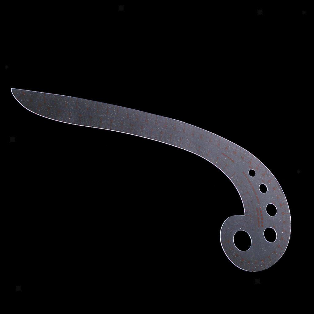 Plastic Comma Ruler for Sewing Pattern Design Drawing Template
