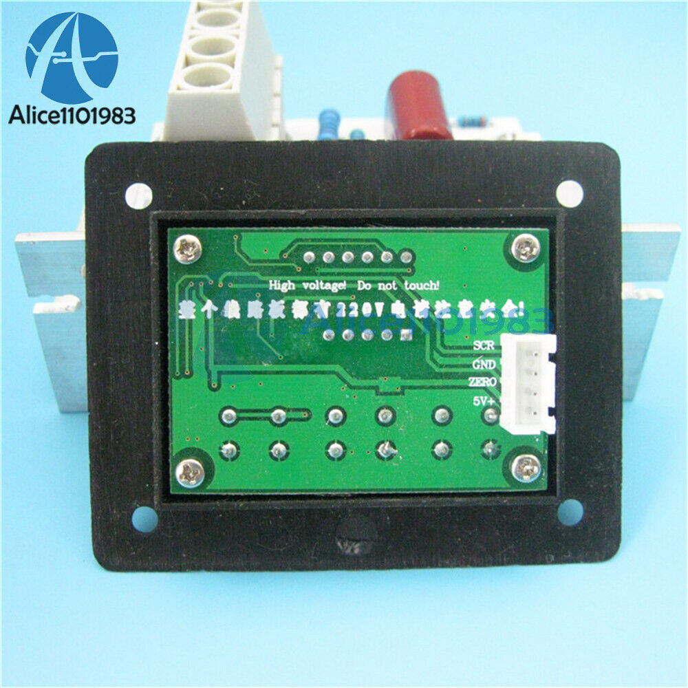 AC 220V 10000W Voltage Regulator Speed Controller SCR Dimmer Thermostat