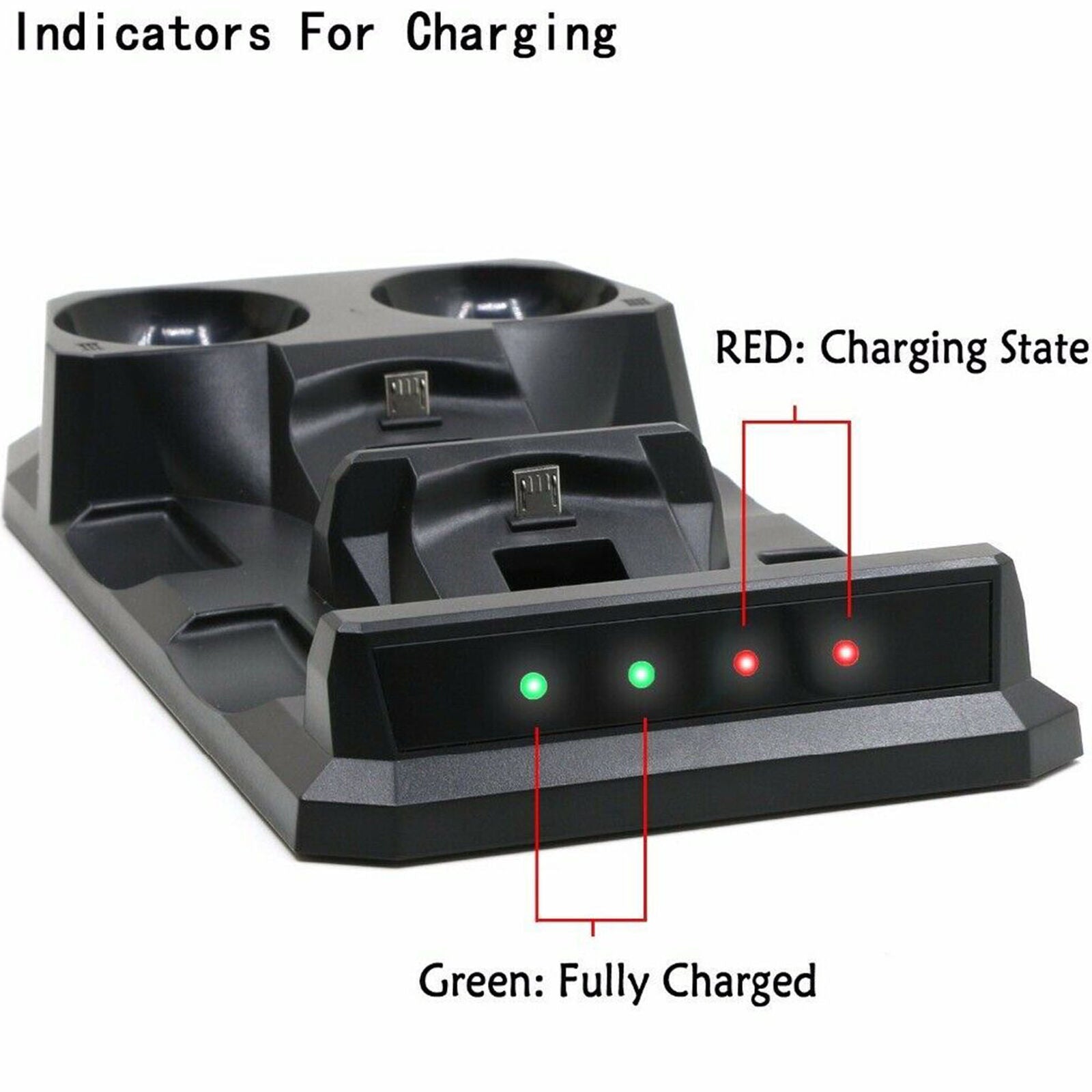 4 in 1 Controller Charger Dock Station Stand For Playstation PS4 PSVR VR Move