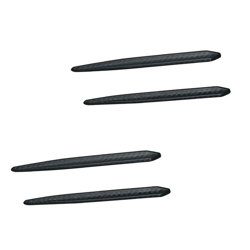 4X Car Carbon Fiber Anti-rub Strip Bumper Body Corner Protector Guard Universal