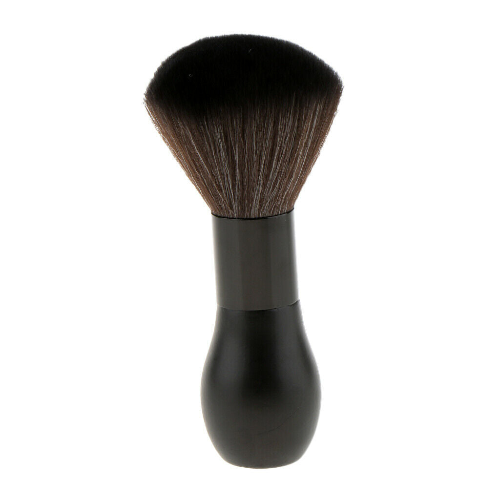 Soft Fiber Hair Removal Shaving Brush Blush Loose Powder Makeup Brush Black