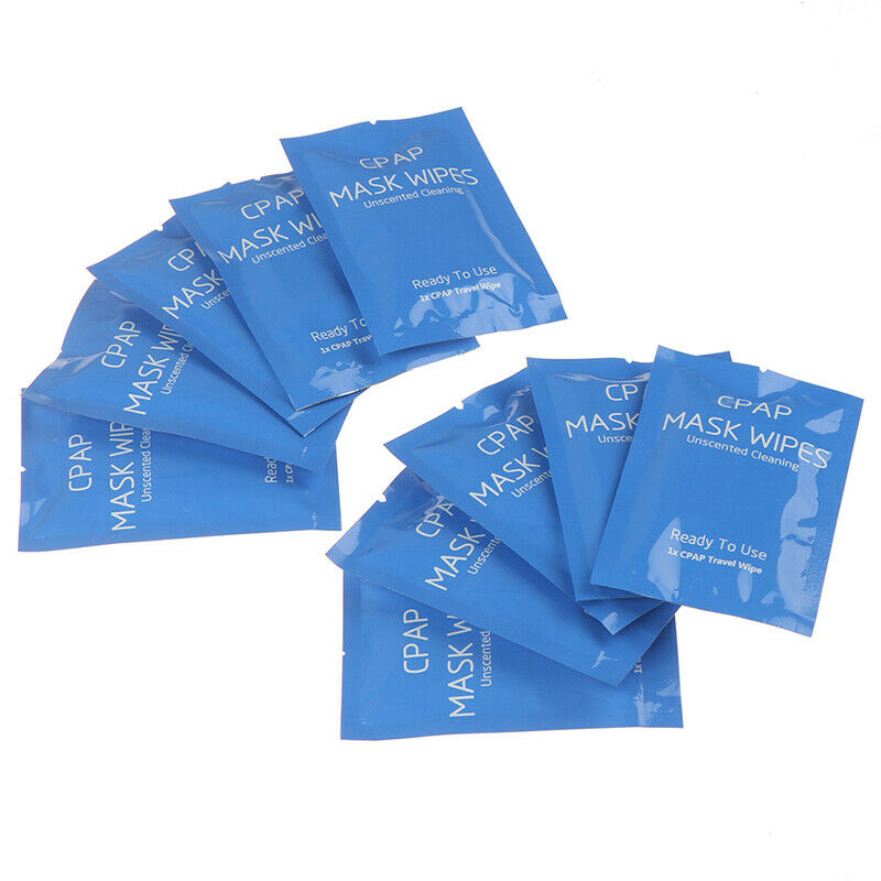 10Pcs/set CPAP Travel Cleaning Wipes Cleaner Unscented Sterile WipDD