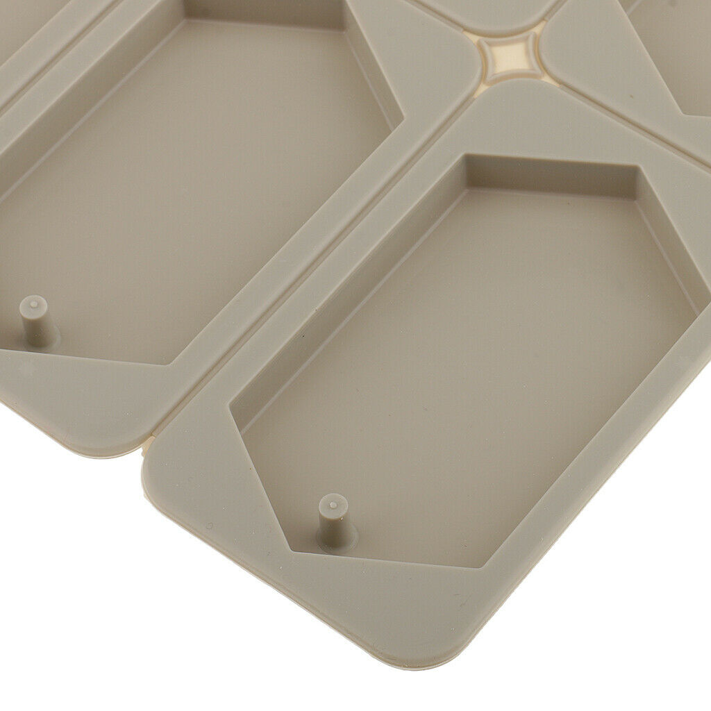 6-Cavity Silicone Mold Hexagonal Aromatherapy Wax Plaster Epoxy Soap Moulds