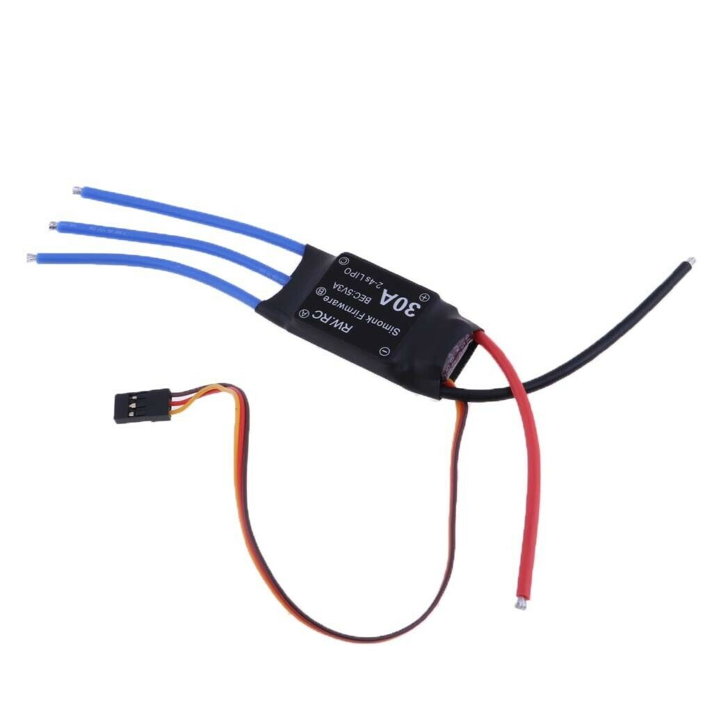30A 2-4S Brushless ESC 5V 3A Speed Control For RC  Racing Drone Parts