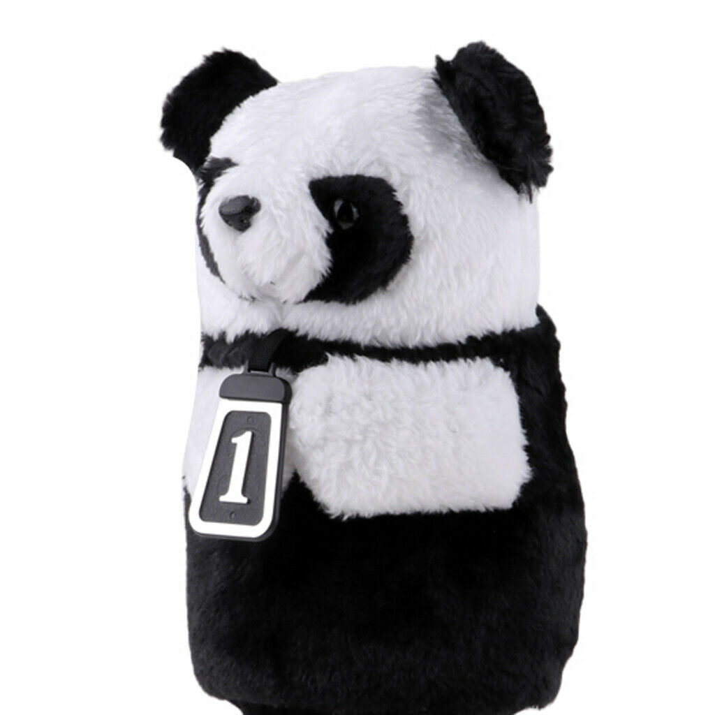 2 Pieces Novelty Animal Panda & Dog Golf Club Headcover for 460 cc/No.1 Wood