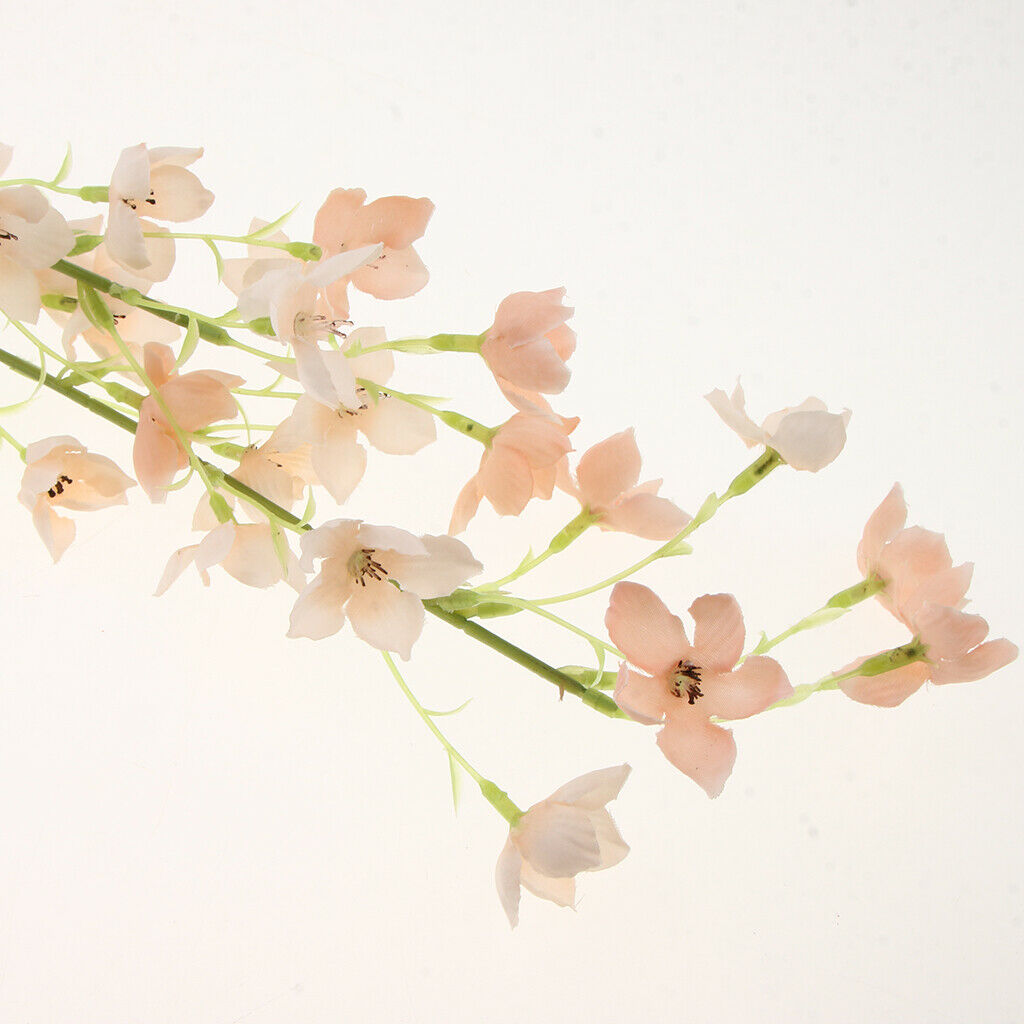 Silk Orchid Flower Wedding Party Bouquet DIY Crafts Home Decor Champagne