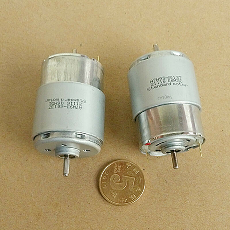 DC Motor 12V-24V 21200RPM Dual Shaft 385 Micro Electric Motor for DIY Parts