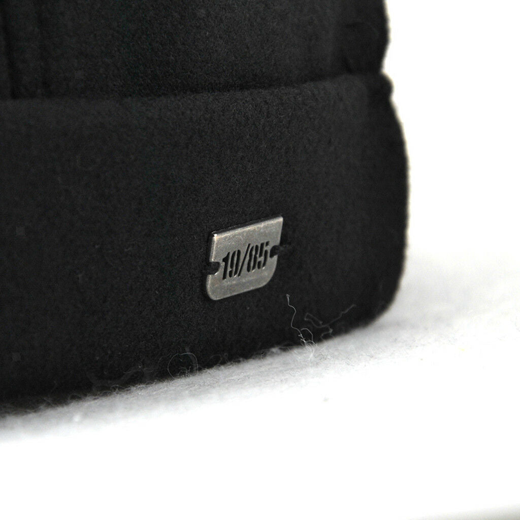 2x Mens Skullcap   Docker Hat Beanie Sailor Retro Landlord Hat Black+Brown