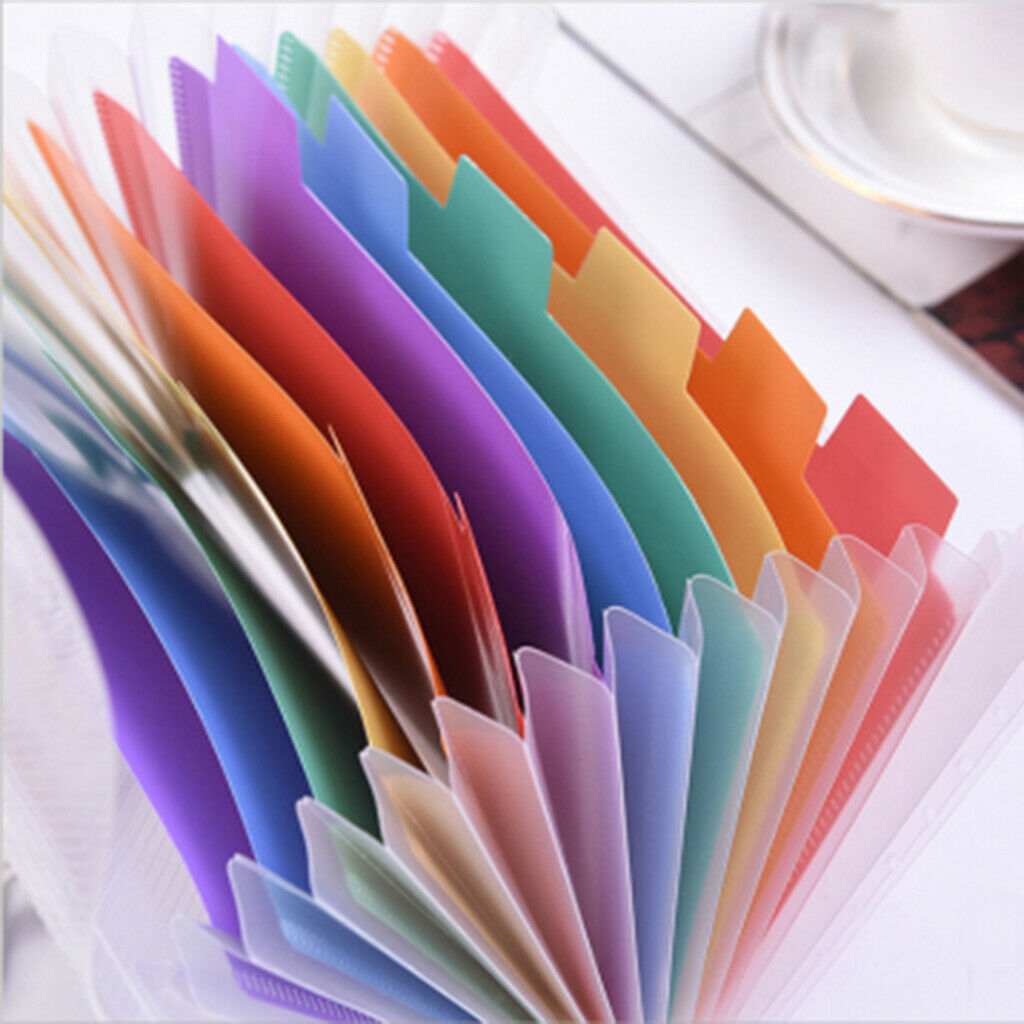 Mini A6 13 Pockets Expanding File Folder Travel Receipts Organizer