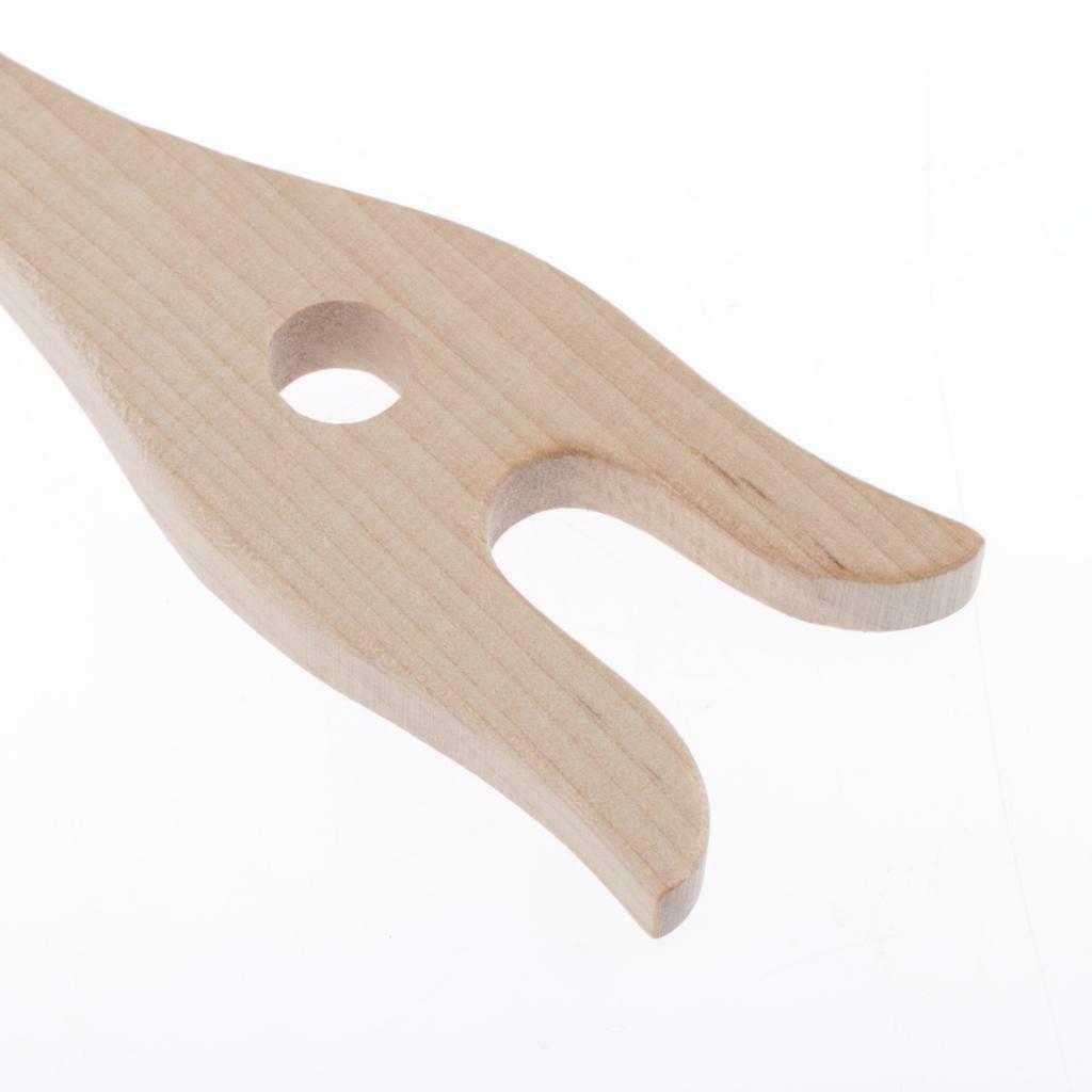 2pcs Wooden Knitting Fork Lucet Tool for Making Cord, Braiding