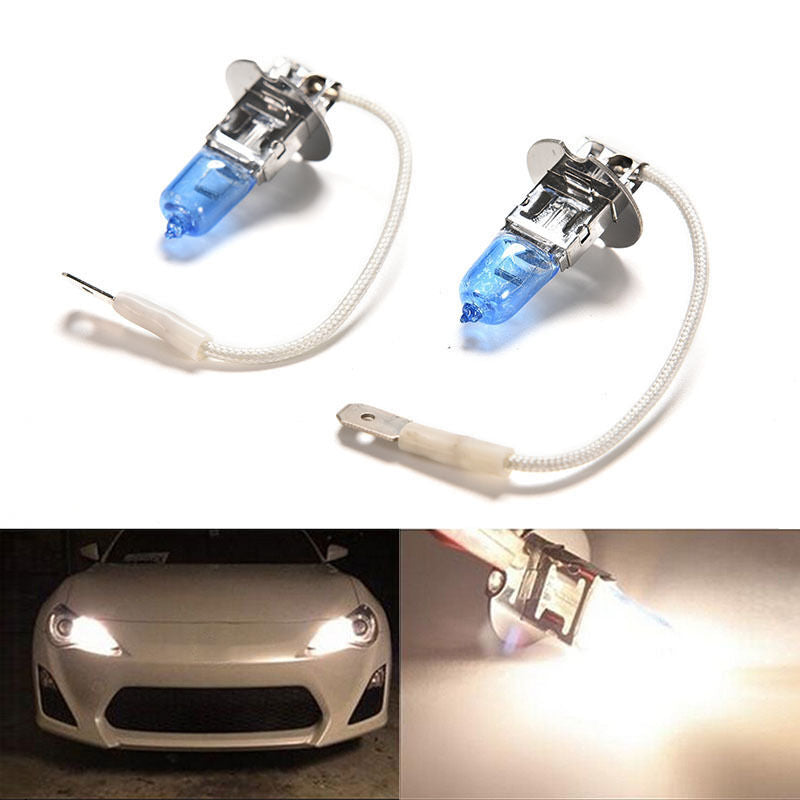2 X Super White H3 100W LED Halogen Car Driving Headlight Fog Light Bulbs .l8