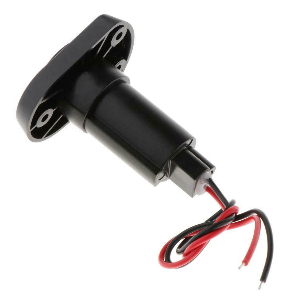 Marine Boat 2-Prong Stern Light Top Socket Plug-in Base Round  Cover