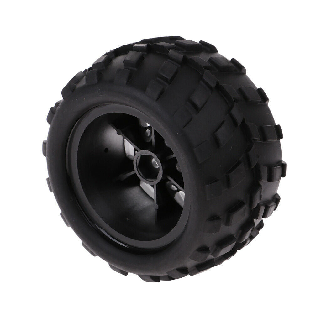 4Pcs Left Wheel Rim Tire for WLtoys A979 A979-B A979-A A979-01 RC Buggy Car