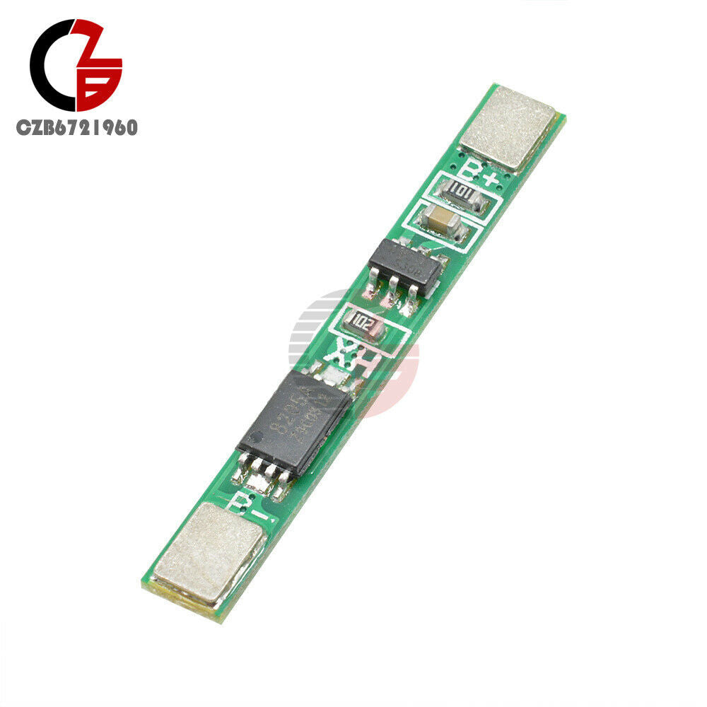 1S 3.7V 2.5A Lithium Battery Protect Board BMS PCM PCB Charge Discharge Module