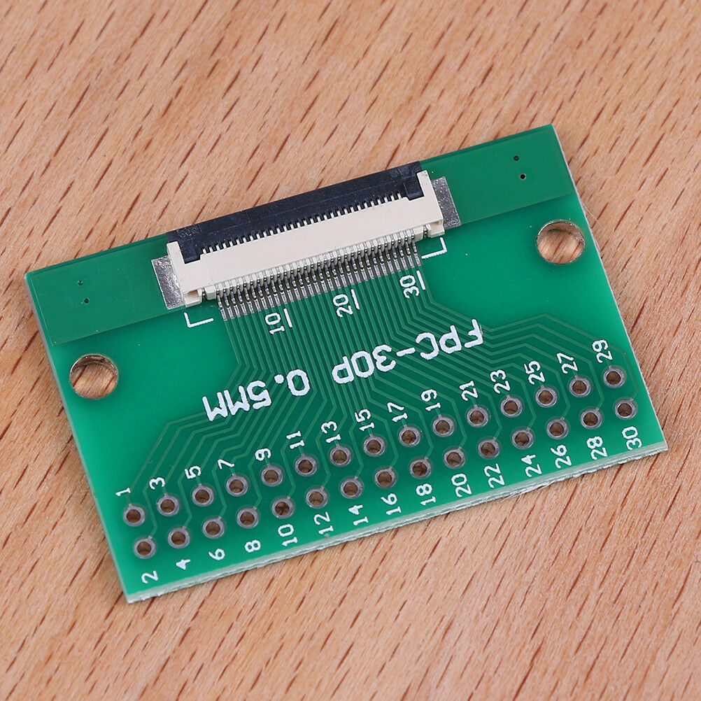 1Pcs 30 pin 0.5mm FFC FPC to 30P DIP 2.54mm PCB converter board adapter .l8