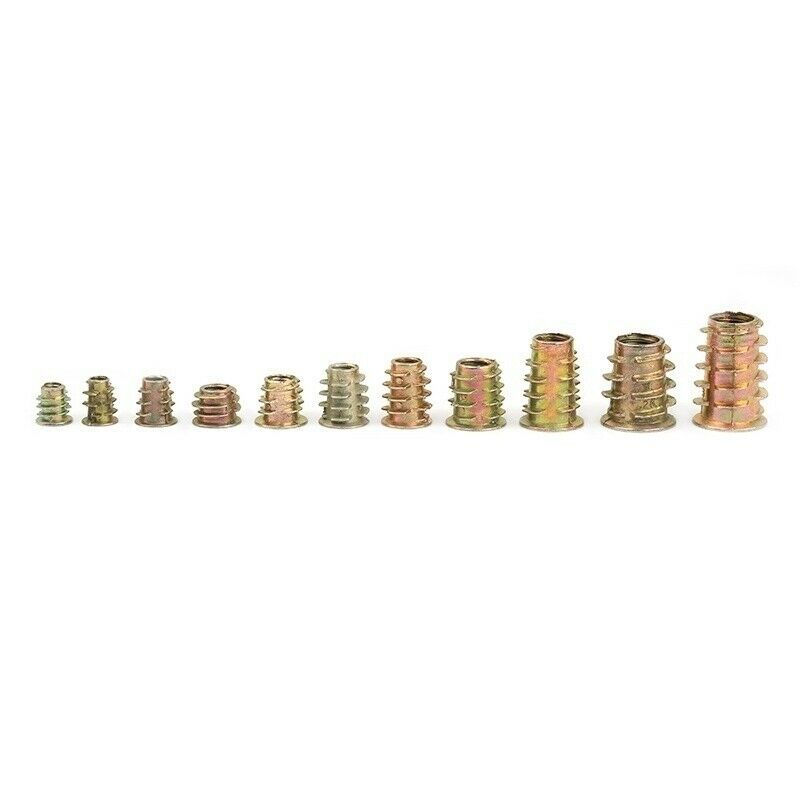 230Pcs M4/m6/m8/m10 Zinc Alloy Hexagon Drive Head Insert Nut Furniture Kit