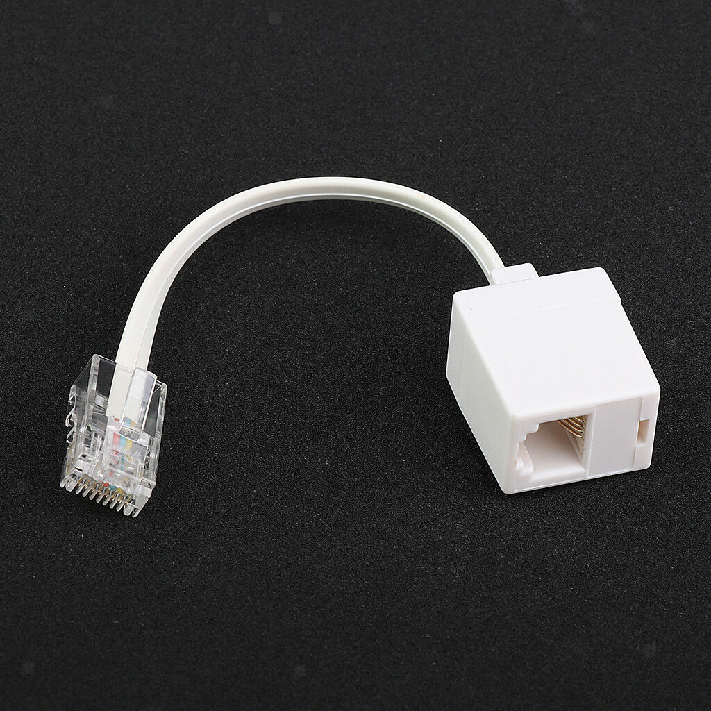 To RJ11 Telephone Line Cord Landline Extension Cable for Home Office
