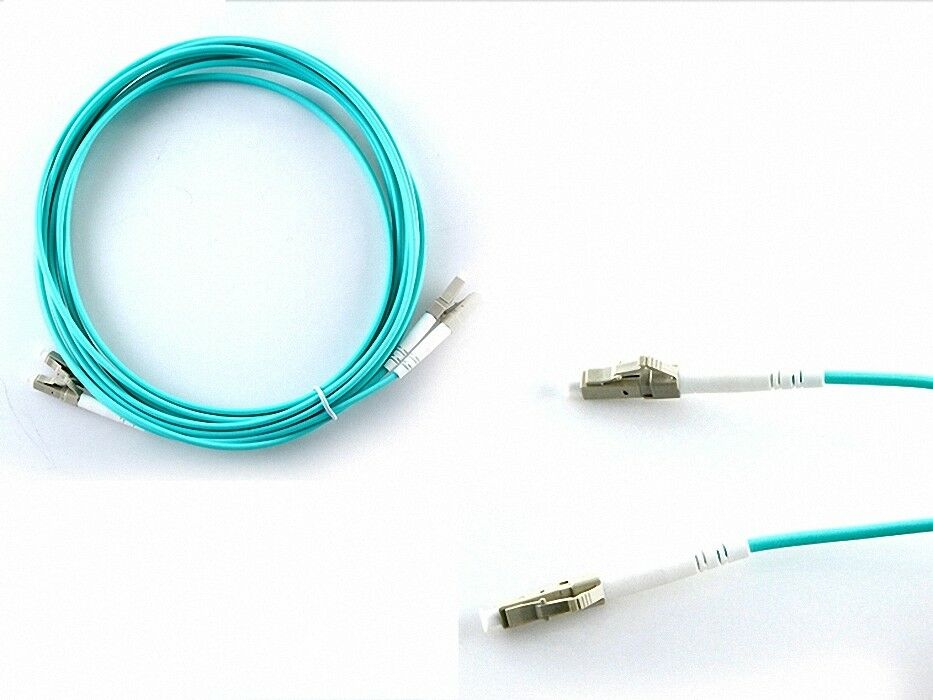 200M LC-LC DUPLEX 10 GIGABIT 50/125 MULTIMODE FIBER OPTIC CABLE OM3 [M1]