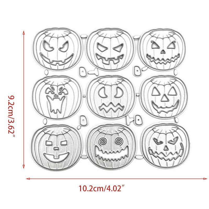 Halloween Pumpkin Ghost Metal Cutting Dies Stencil Scrapbooking DIY Album Stamp