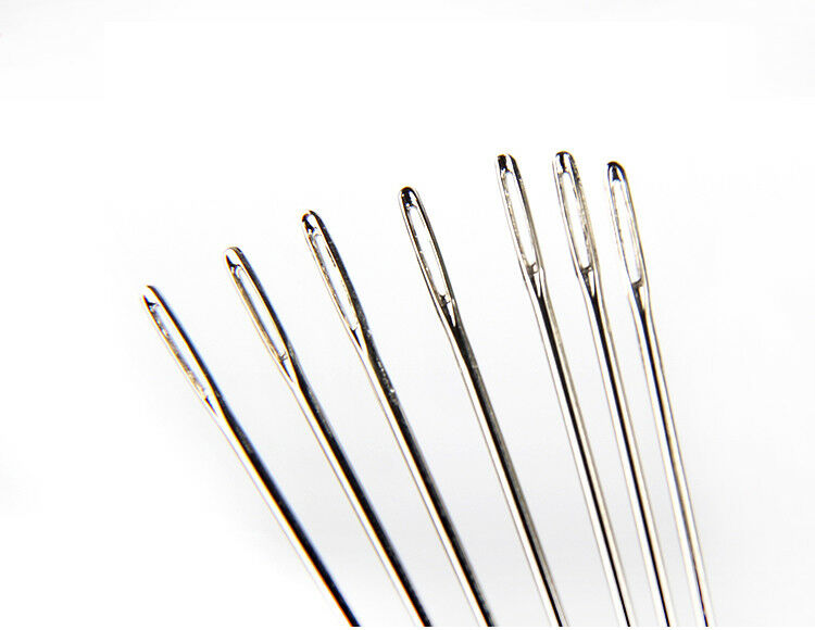 50x 6" Long Simple Needles Large Eye Needle for Sewing Act Crafts, Upholster