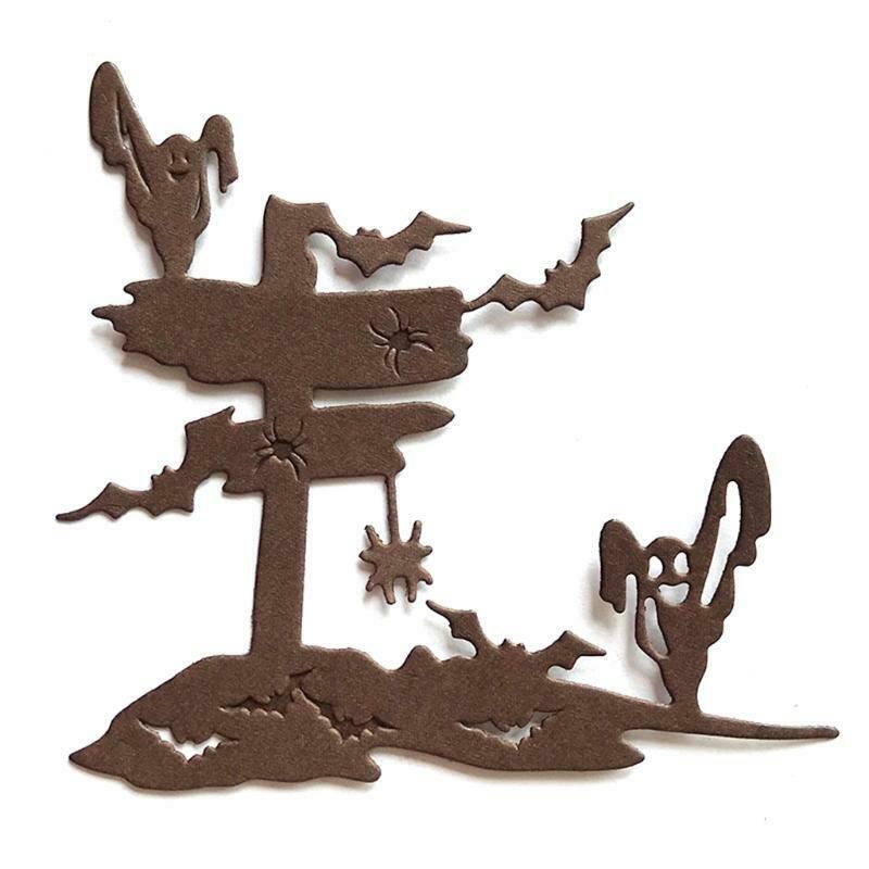 Halloween Bat Ghost Metal Cutting Dies Stencil DIY Scrapbooking Album Paper Card