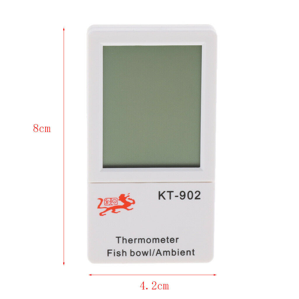 Fish Tank Digital Aquarium Ambient Indoor Thermometer