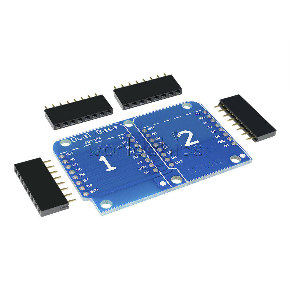 Dual Base Shield For Wemos D1 Mini IOT Blynk ESP8266 Arduino Node Mcu New