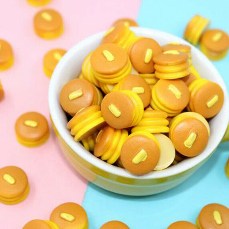 10pc New Simulation Mini Causeway Biscuit DIY Decor Accessories Pretend T.l8